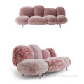 Trzy Seaters „Cipria” Sofa Sofa Meble